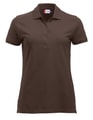 Dames Polo Clique Classic Marion 028246 Dark Mocca